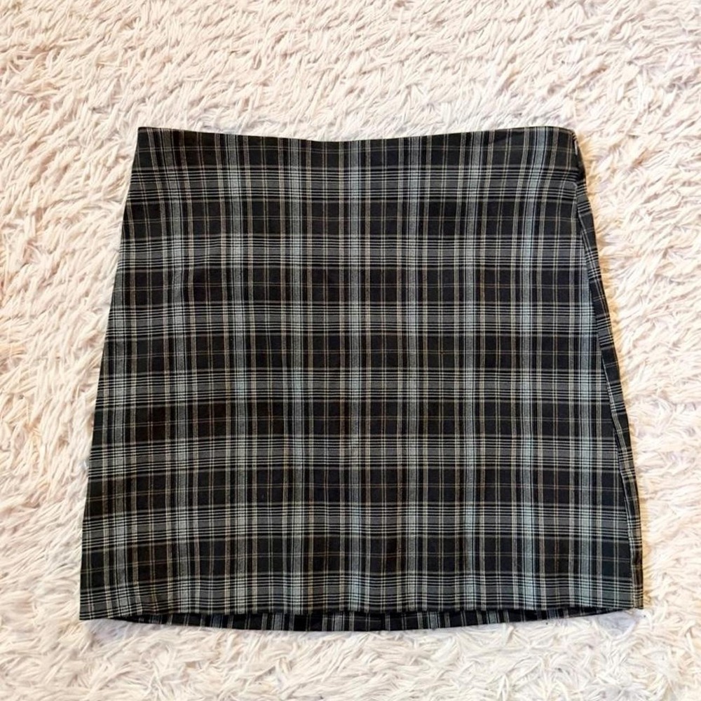 Plaid Grunge School Girl Gothic Grunge Hipster Stretch Mini Skirt Womens S Edgy